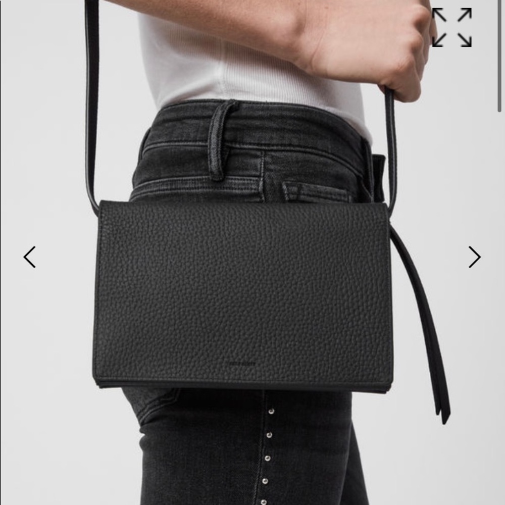 All Saints Fetch Crossbody Black